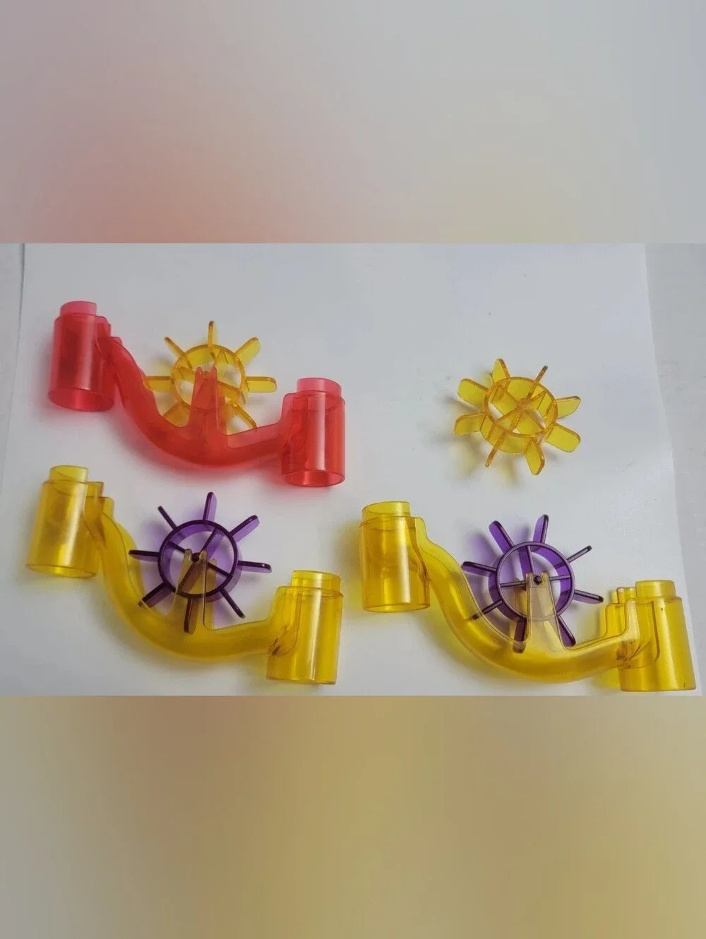 Marble Genius Marble Run Lot Translucent Track Pieces STEM Building Toy Parts